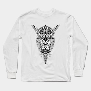 Geometrical owl Sowl Classic Mandala Long Sleeve T-Shirt